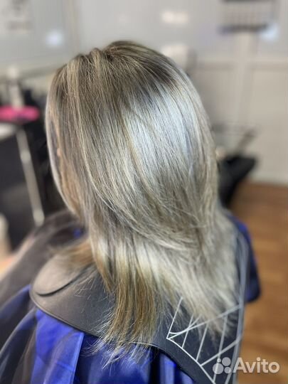 Стрижка и окрашивание волос