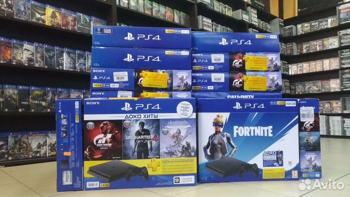 Игровые приставки Sony PS4 slim