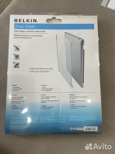 Пластиковая задняя крышка (чехол) на iPad 2