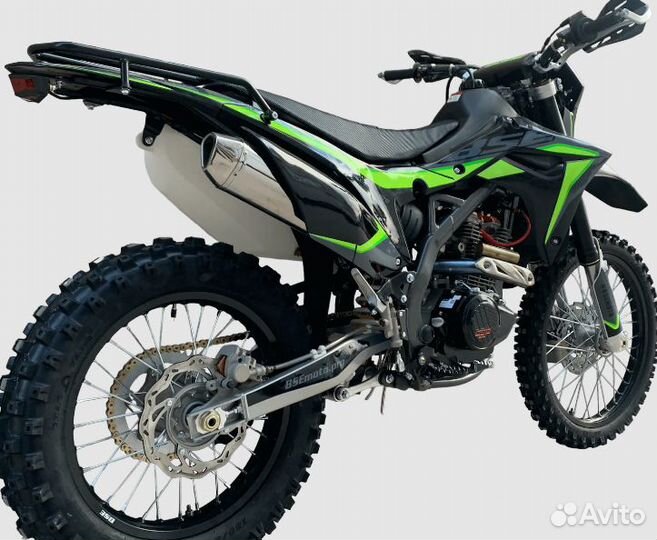 Эндуро / кроссовый мотоцикл BSE Z6 Neon Track (025