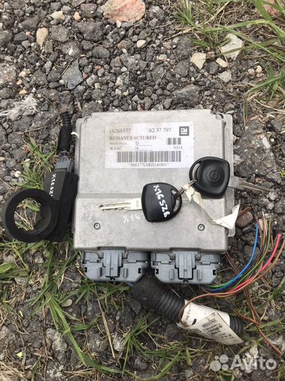 Блок упревления (комплект) эбу Опель X16SZR