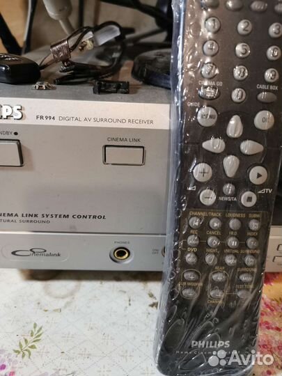 Av-ресивер/усилитель 5х100вт Philips FR 994
