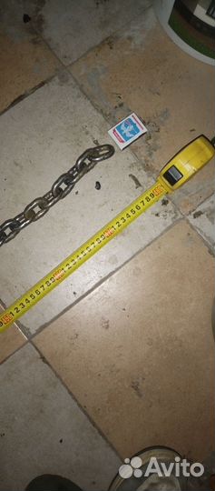Цепь металлическая стальная
