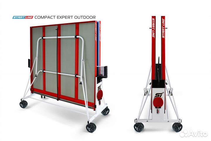 Стол теннисный Compact expert 6 Всепогодный Синий