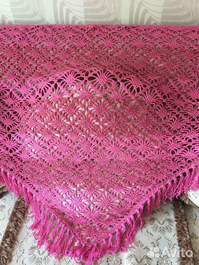 Платок шаль ручная работа