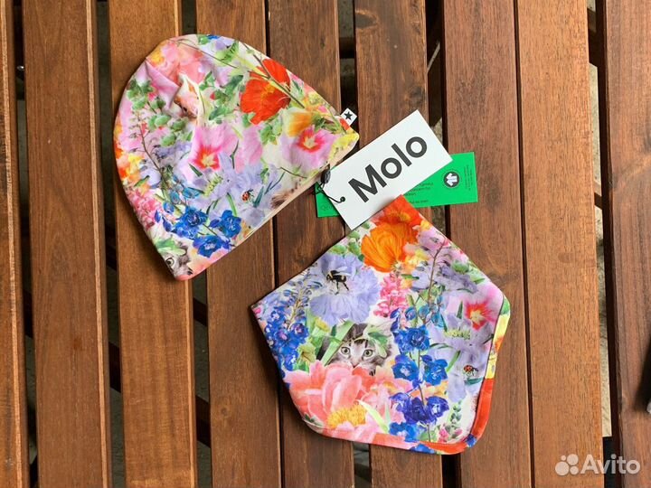 Шапка и шарфик Molo 6-12 мес