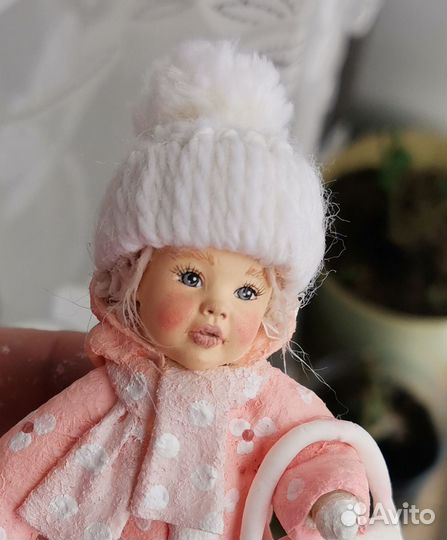 Ватные елочные игрушки