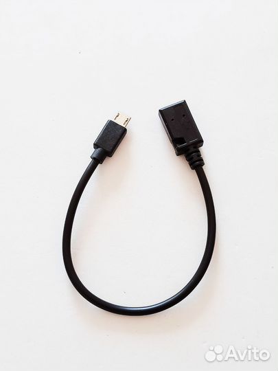 Переходник на проводе USB мини на микро 15см