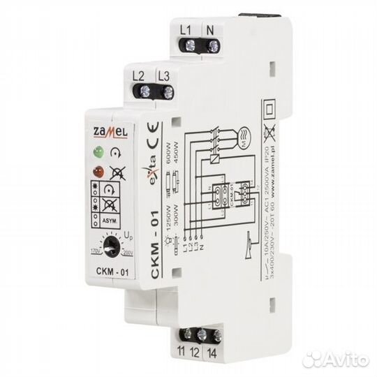 Реле контроля фаз zamel ckm-01