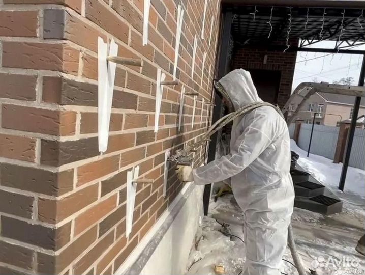 Заливка ППУ утепление полов