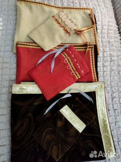 Скатерть и мешочек для карт Таро, в ассортименте