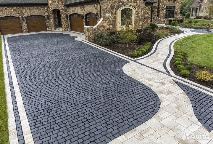 Укладка брусчатки