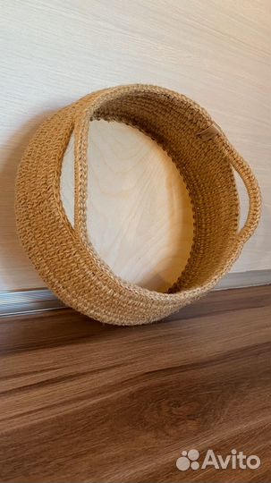 Вязаные корзинки