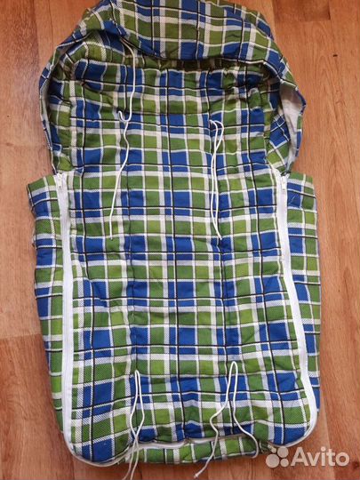 Теплая накидка на санки новая