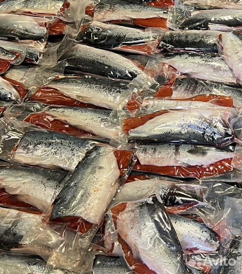 Рыба кижуч свежемороженный