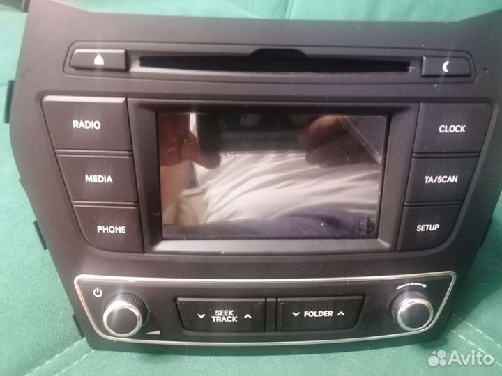 Штатная магнитола santa FE2