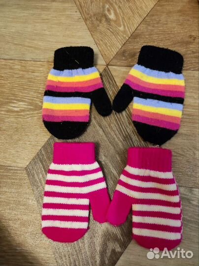 Варежки, шапки 1-2 года