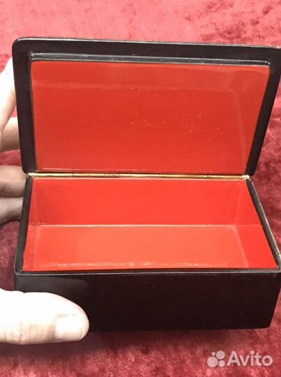 Шкатулка Папье-Маше СССР Ручная Роспись