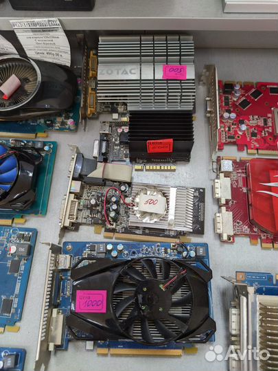 Видеокарты на запчасти
