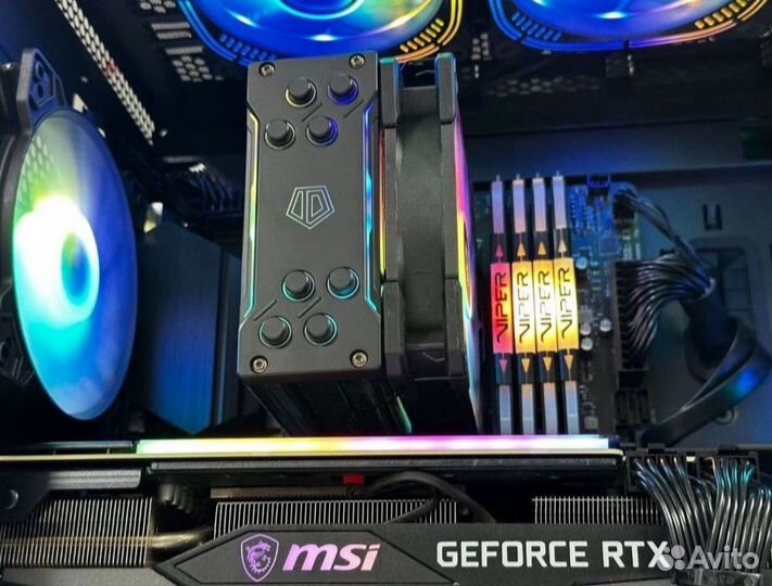 Новый мощный игровой пк на I9-10910 RTX 3070TI-8Gb