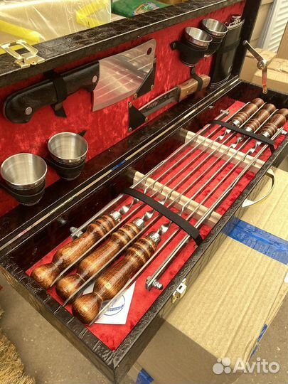 Набор шампуров в кейсе