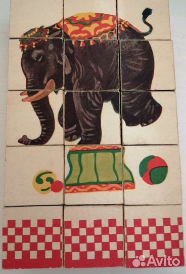 Кубики деревянные 