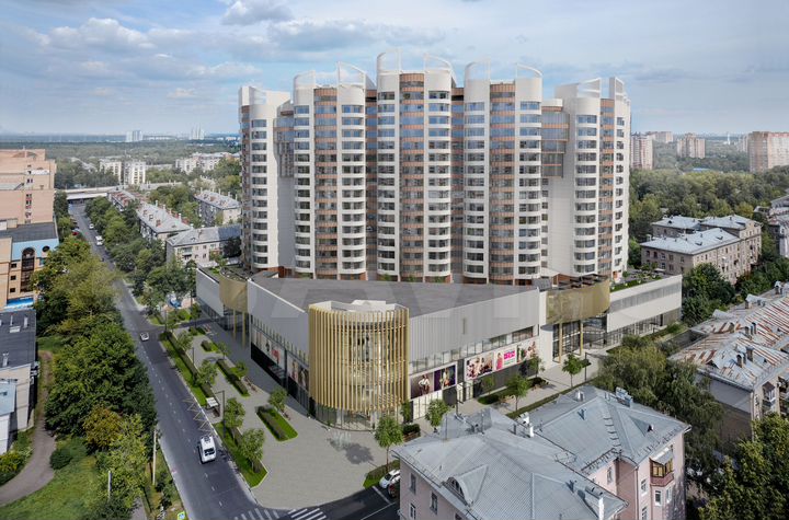 1-к. квартира, 51,6 м², 16/19 эт.