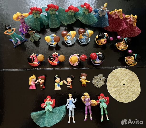 Игрушки из киндер сюрприз принцессы
