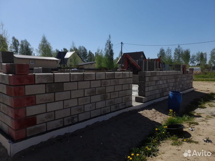 Арболитовые блоки с облицовкой