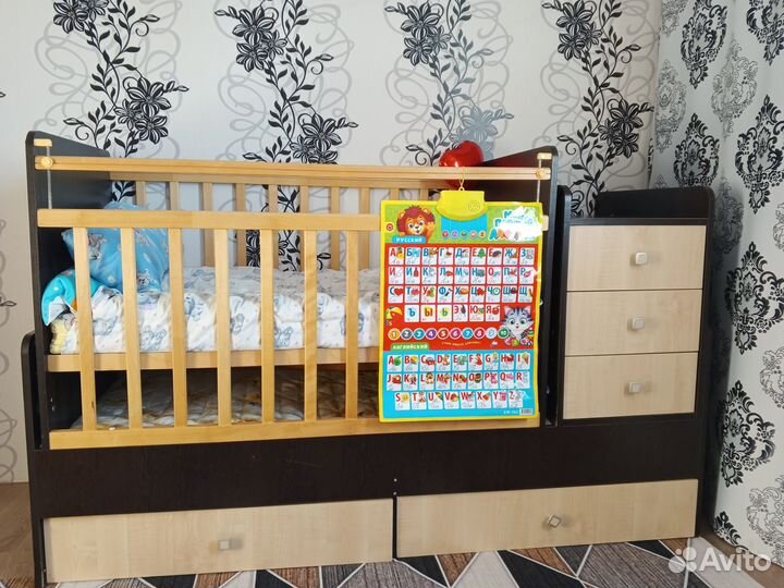 Детская кроватка трансформер