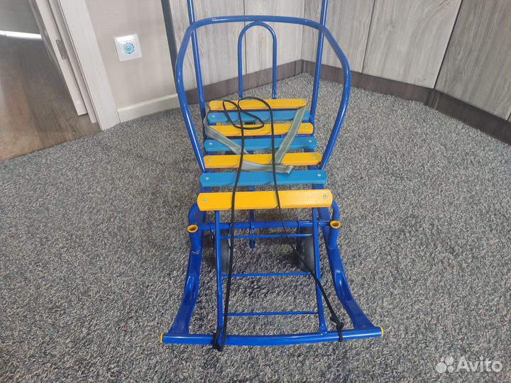 Детские санки с колесами