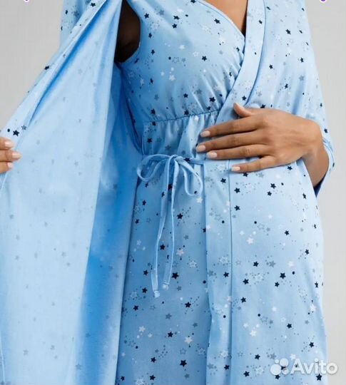 Халат с сорочкой