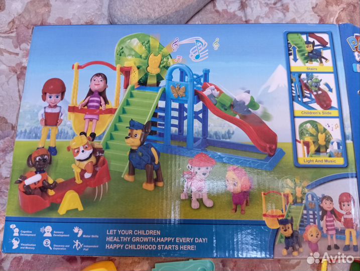 Щенячий патруль. парк развлечений