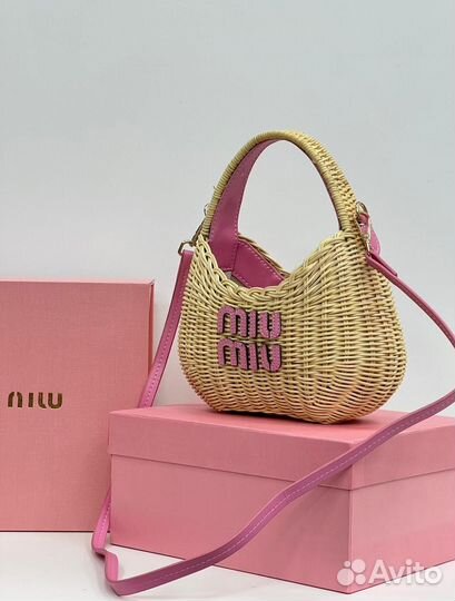 Сумка корзинка Miu Miu