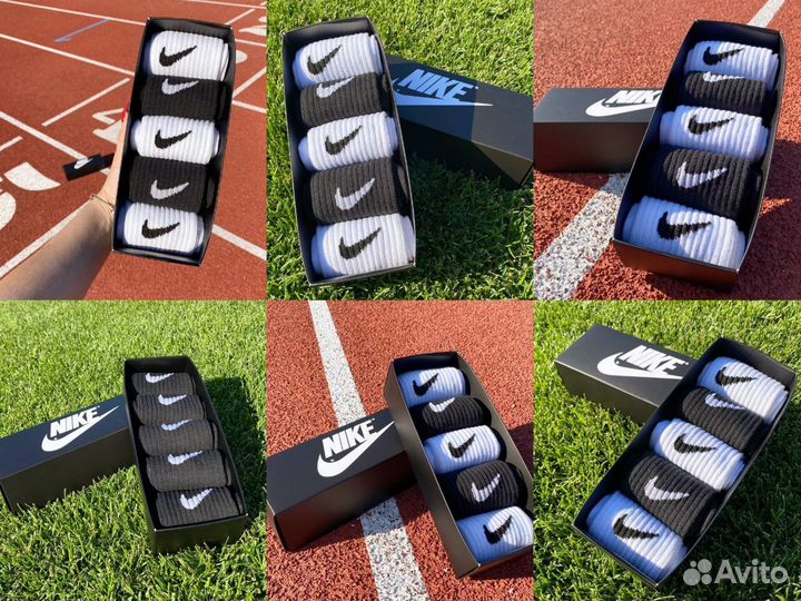 Высокие носки nike adidas