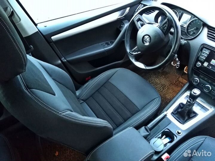 Чехлы уровня перетяжки Skoda Octavia A7