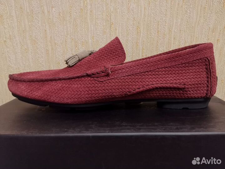 Мокасины замша Simone Mariotti Italy (р.44/29см)
