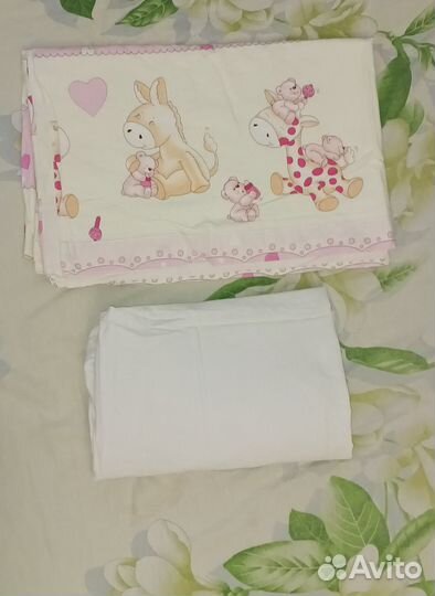 Детское постельное белье, плед