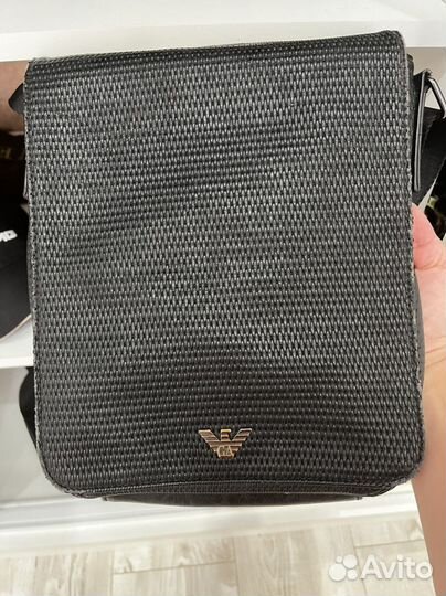 Сумка мужская Armani кожаная