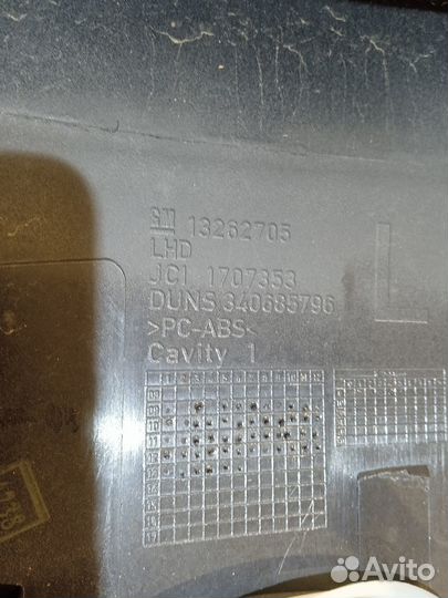 Накладка торпеды Opel Astra J