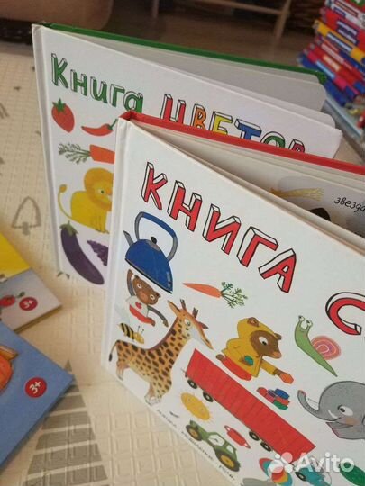 Книга слов и цветов. картон. Для малышей