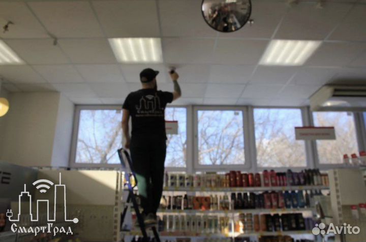 Камера установка монтаж видеонаблюдения