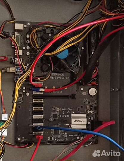 Комплект/тушка -ASRock H110 Pro BTC+/4GB RAM/G3900