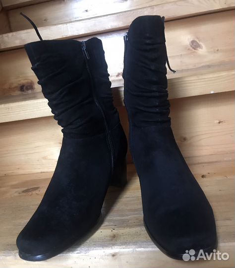 Сапоги зимние Rita Bravuro 38. Нат замша, мех