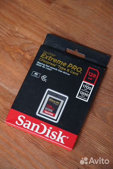 SanDisk Extreme PRO 128GB CFexpress Type-B