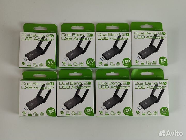 Wi-Fi адаптер для пк AC1300 5 ггц