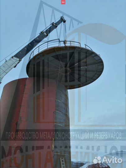 Резервуар подземный под топливо/воду ргсп-50м3