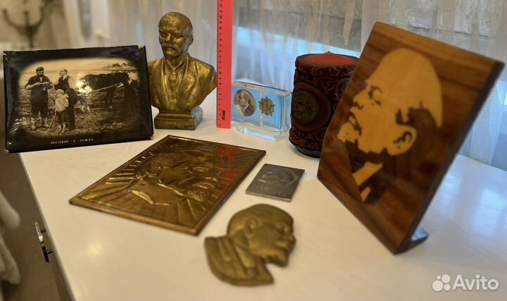 Винтаж Фото настольное Ленин 