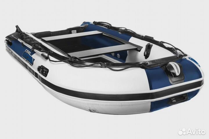 Лодка пвх Stormline Adventure Standard 380 бело-си