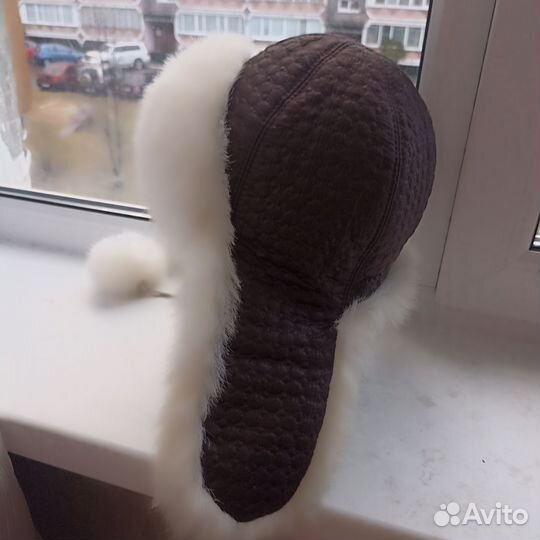 Шапка зимняя меховая женская ушанка